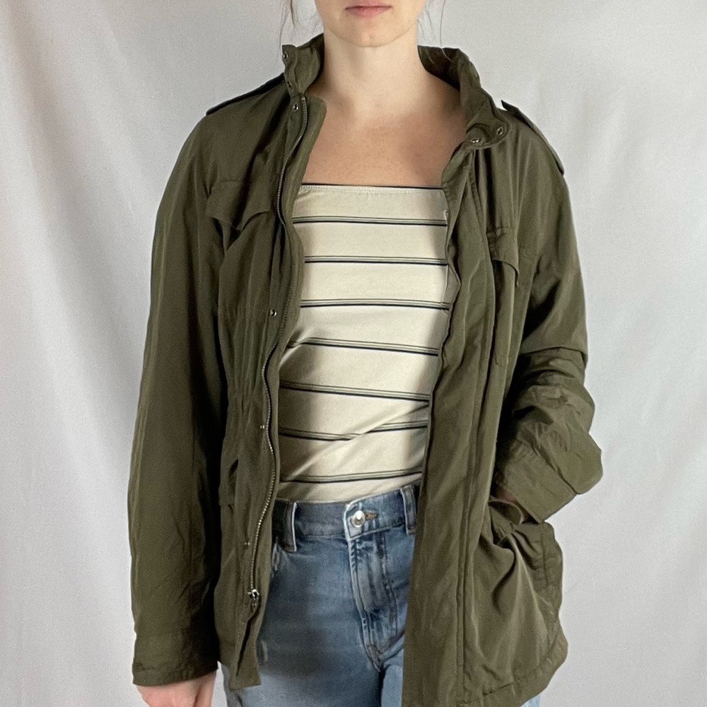 Gap Utility Jacket with Hide-able Hood